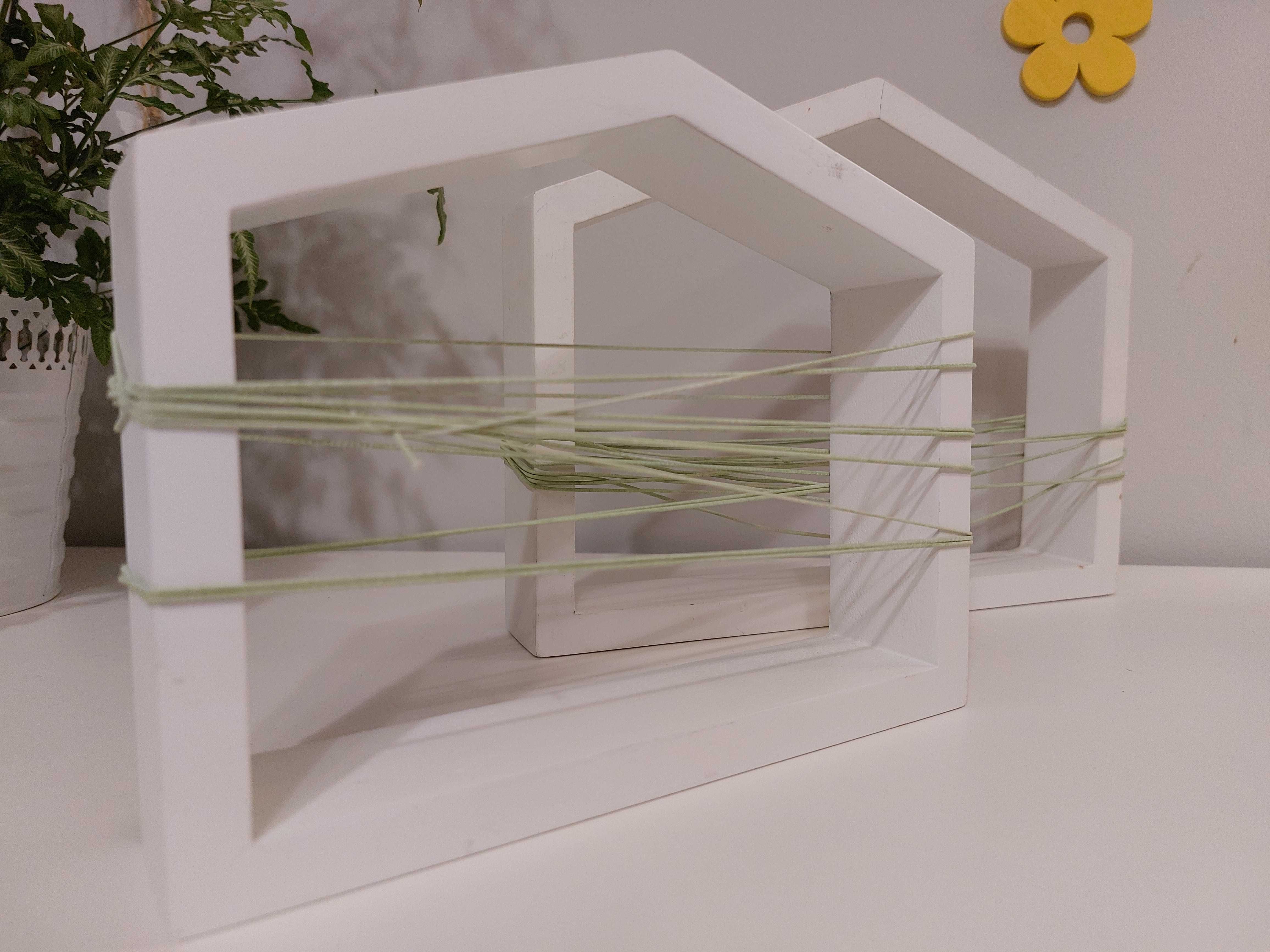 Ramki na zdjęcia 3D przestrzenne sznurki domek