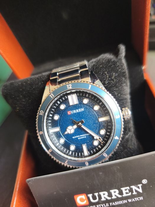 Relógio Curren Royal Blue Novo