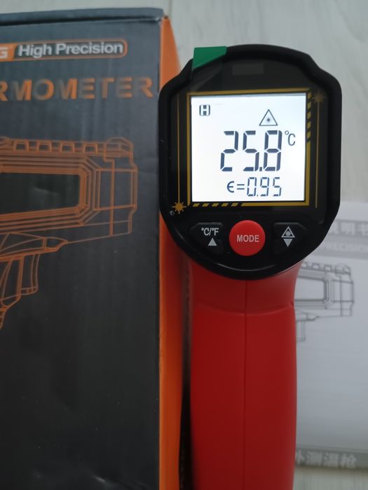 Termometr laserowy na podczerwień aneng th202 -50 do 600 st.