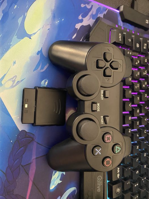 PS2 CONTROLE SEM FIO, controle de ps2.