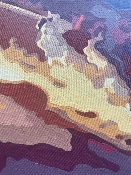 Готовая картина по номерам Воздушное дерево 40х50