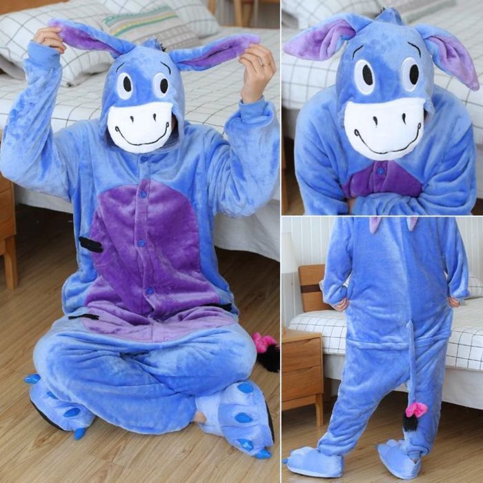 Piżama Onesie Kigurumi Kostium Przebranie Kłapouchy M: 155-165cm