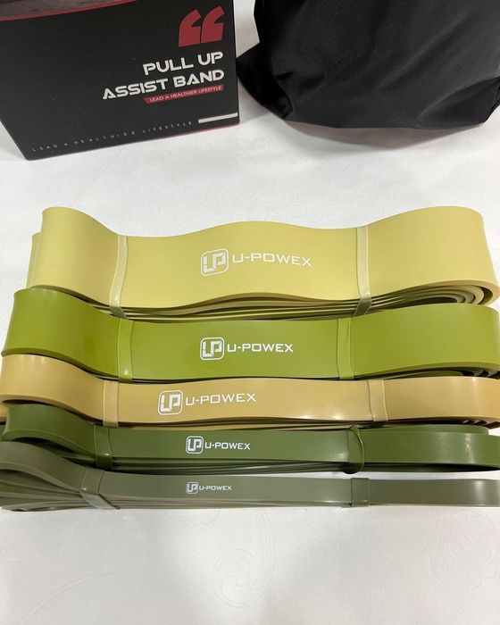 Резиновые петли U-powex Military 44мм/ 24-76 кг, фитнес резинки