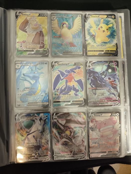 Várias cartas de Pokémon Ex, Vs, promos