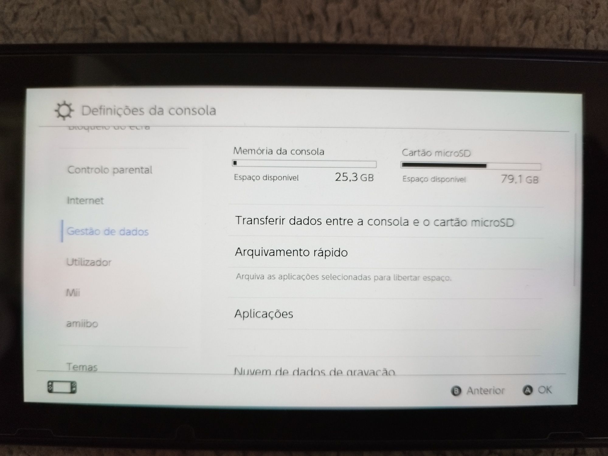 Nintendo Switch Desbloqueada com comando Pro