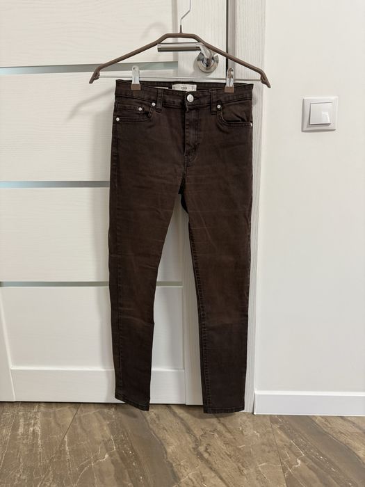 Коричневые джинсы брюки mango размер s