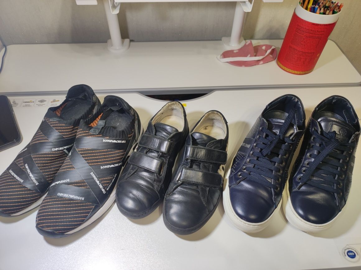Чоловіче взуття Emporio Armani (40), Roberto Cavalli(40), Moschino 35р