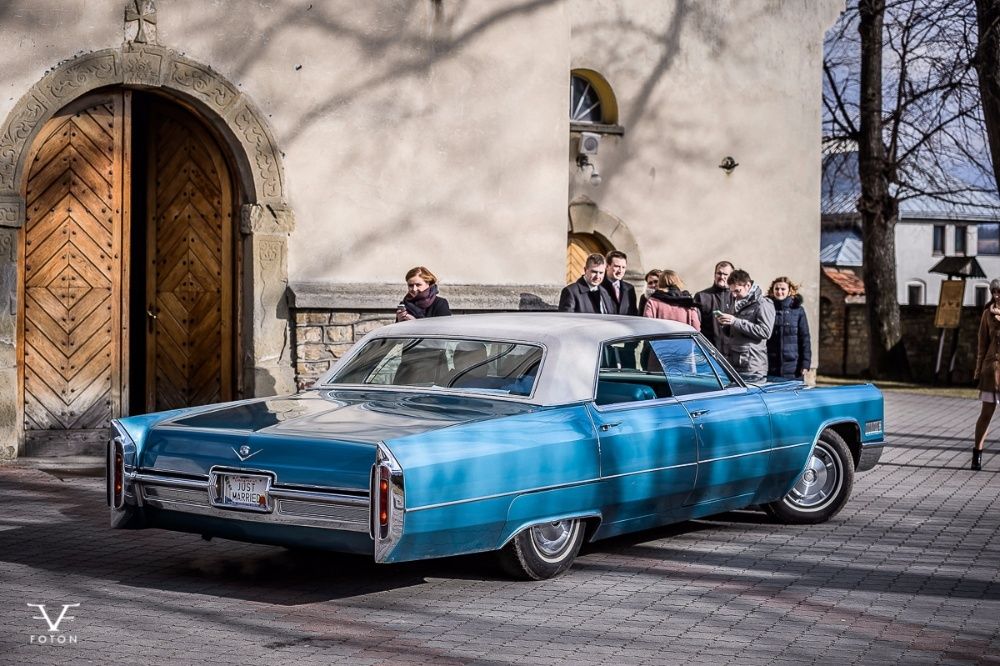 Cadillac do Ślubu - 1966 r. KLIMATYZACJA auto na wesele, zabytkowy