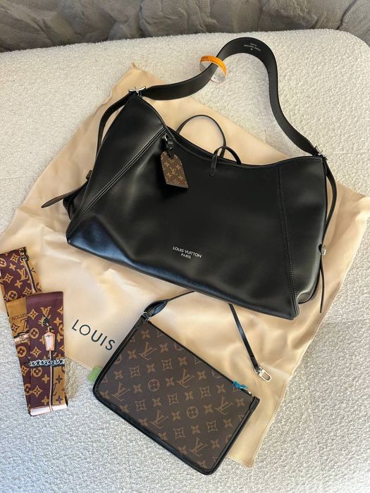 Женская кожаная сумка Louis Vuitton Shopper