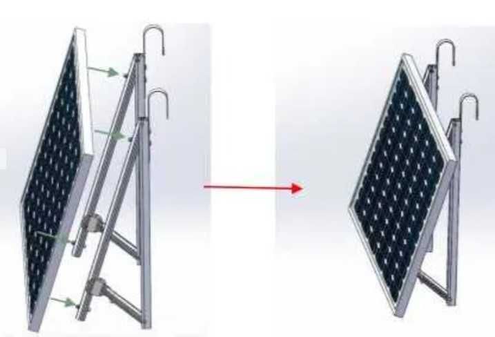 Aluminiowa konstrukcja system balkonowy na ogrodzenie fotowoltaika