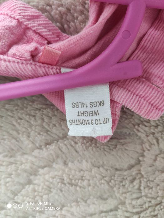 Sukieneczka sztruksowa różowa 62