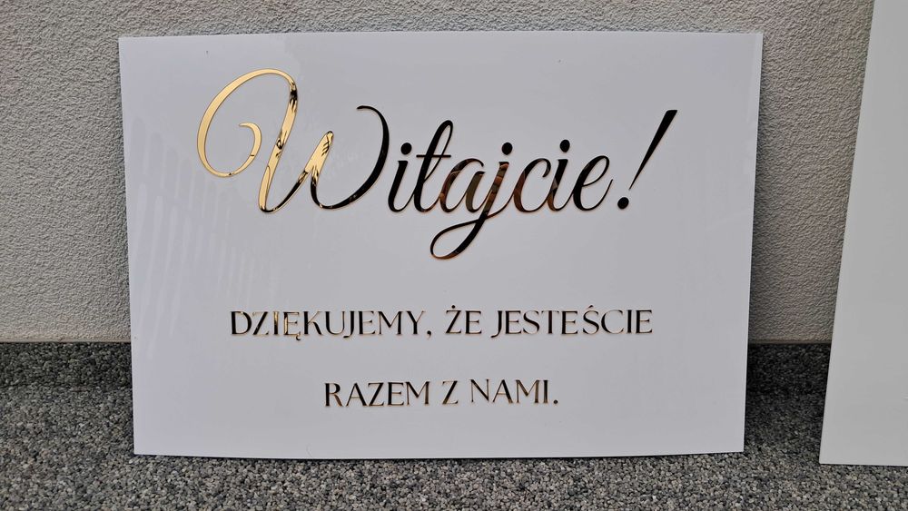 tablica powitalna wypożycz tablicę na wesele urodziny RÓŻNE RODZAJE