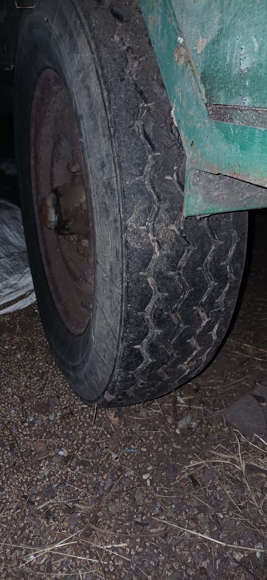 Przyczepka rolnicza dwukołówka wózek klatka mocna