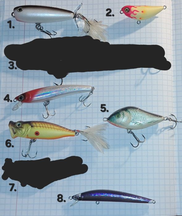 Продам воблери та блешні.