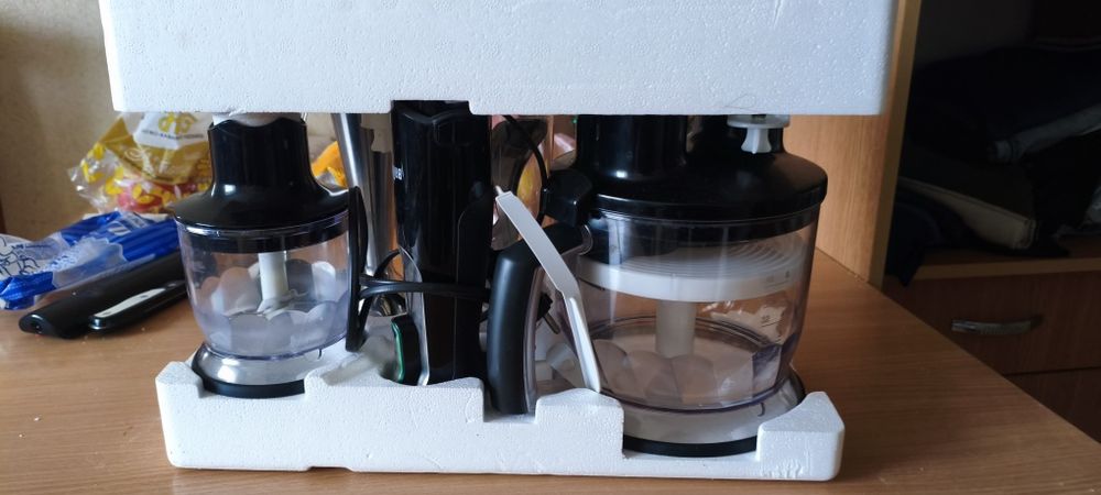 Braun MQ785 Multi Quick Hand Blender, 750 Watt Silver Black