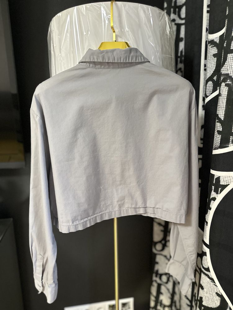 Krótka koszula crop Top Oversize H&M XS