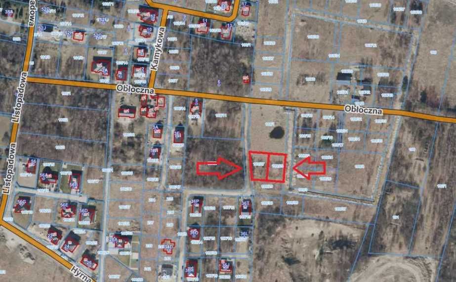 Łódź, Stoki, Obłoczna - 2 działki z pozwoleniem na budowę