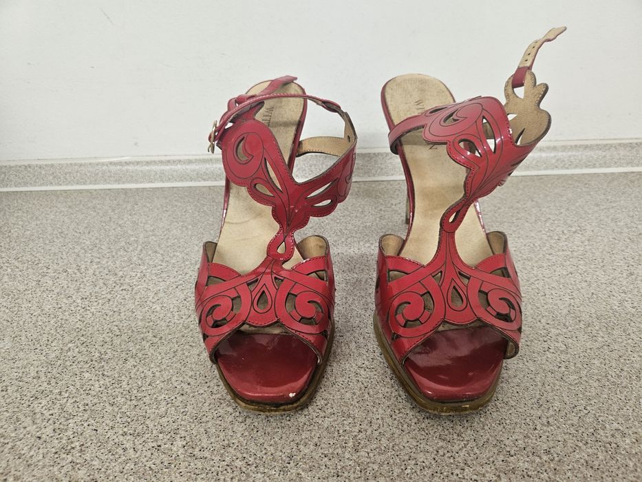 Buty damskie, skórzane, 38, Wittchen