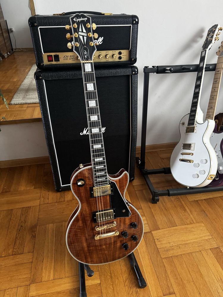 Epiphone les paul custom koa gitara elektryczna limitowana