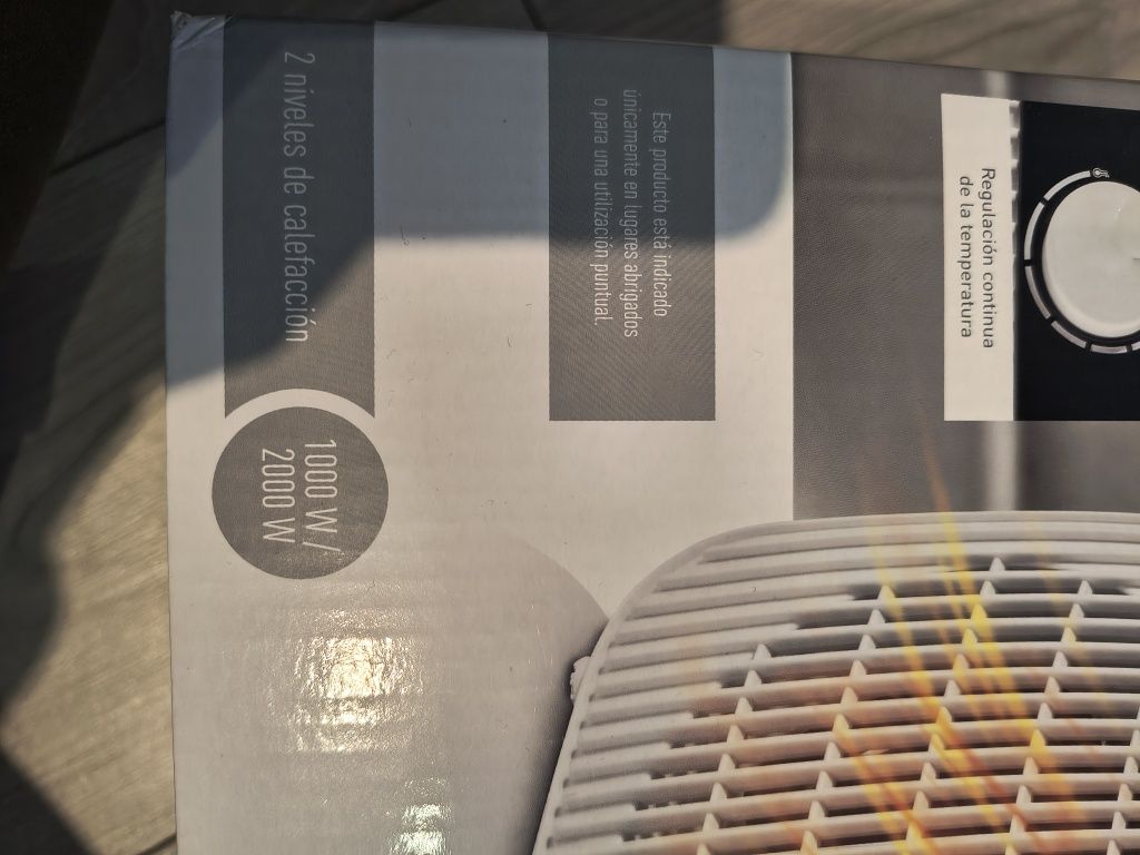 Termowentylator biały