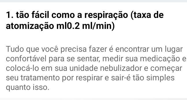 Nublizadores portáteis novos