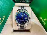 Rolex Datejust blue fluted motif white gold/steel 36mm