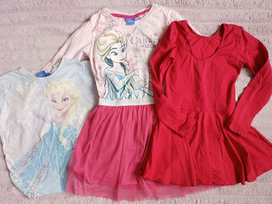 2 плаття  Дісней + для гімнастики /танців на 6-7-8 років
