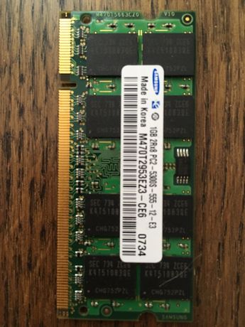 1Gb SODIMM DDR2 PC5300 Samsung