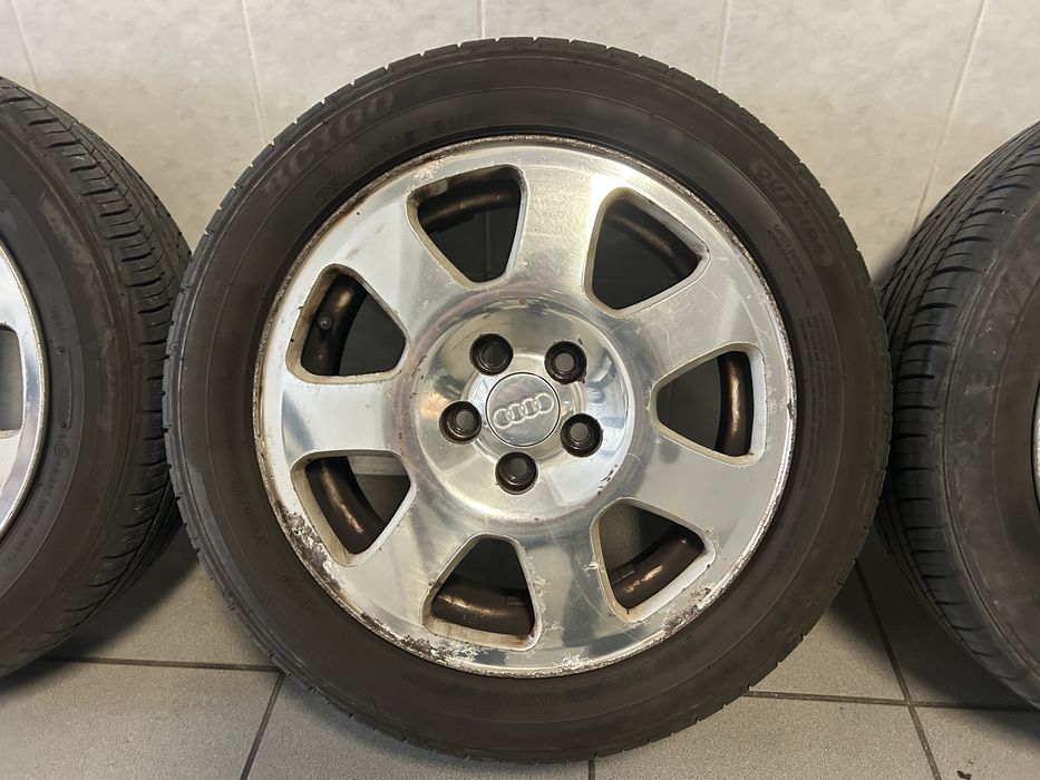 Jantes e pneus 15” 5x100 Audi