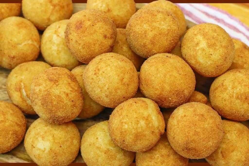 Salgados fritos e congelados