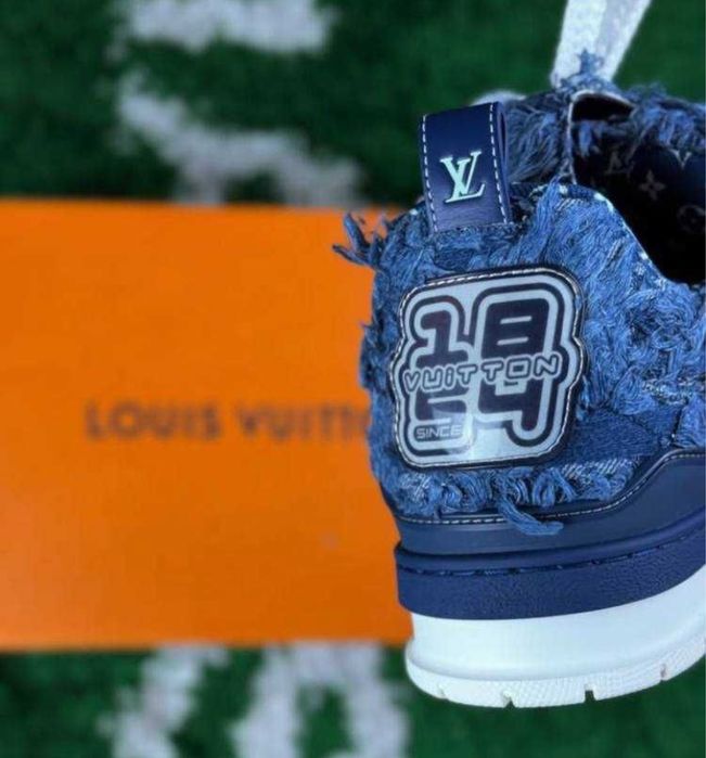 (БЕЗ ПЕРЕДОПЛАТИ) Louis Vuitton Skate луї віттон скейт трейнер сині