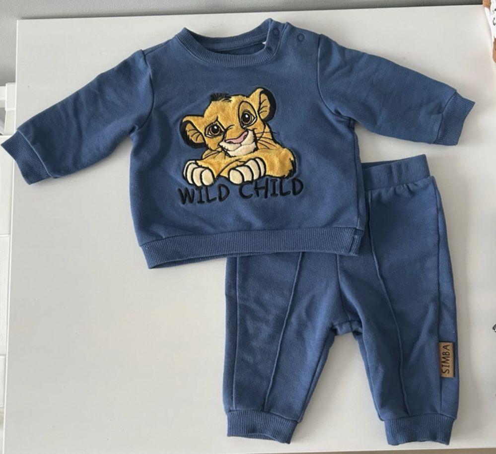 Dres chłopięcy Simba Disney 62 dresik komplet