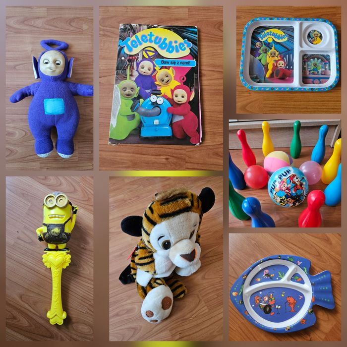 Zestaw zabawek Minionek Teletubisie