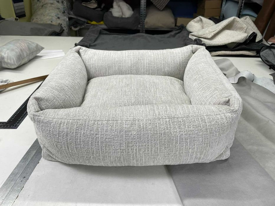 Legowisko S Szare Antypoślizgowy Spód Zdejmowany Pokrowiec OKAZJA