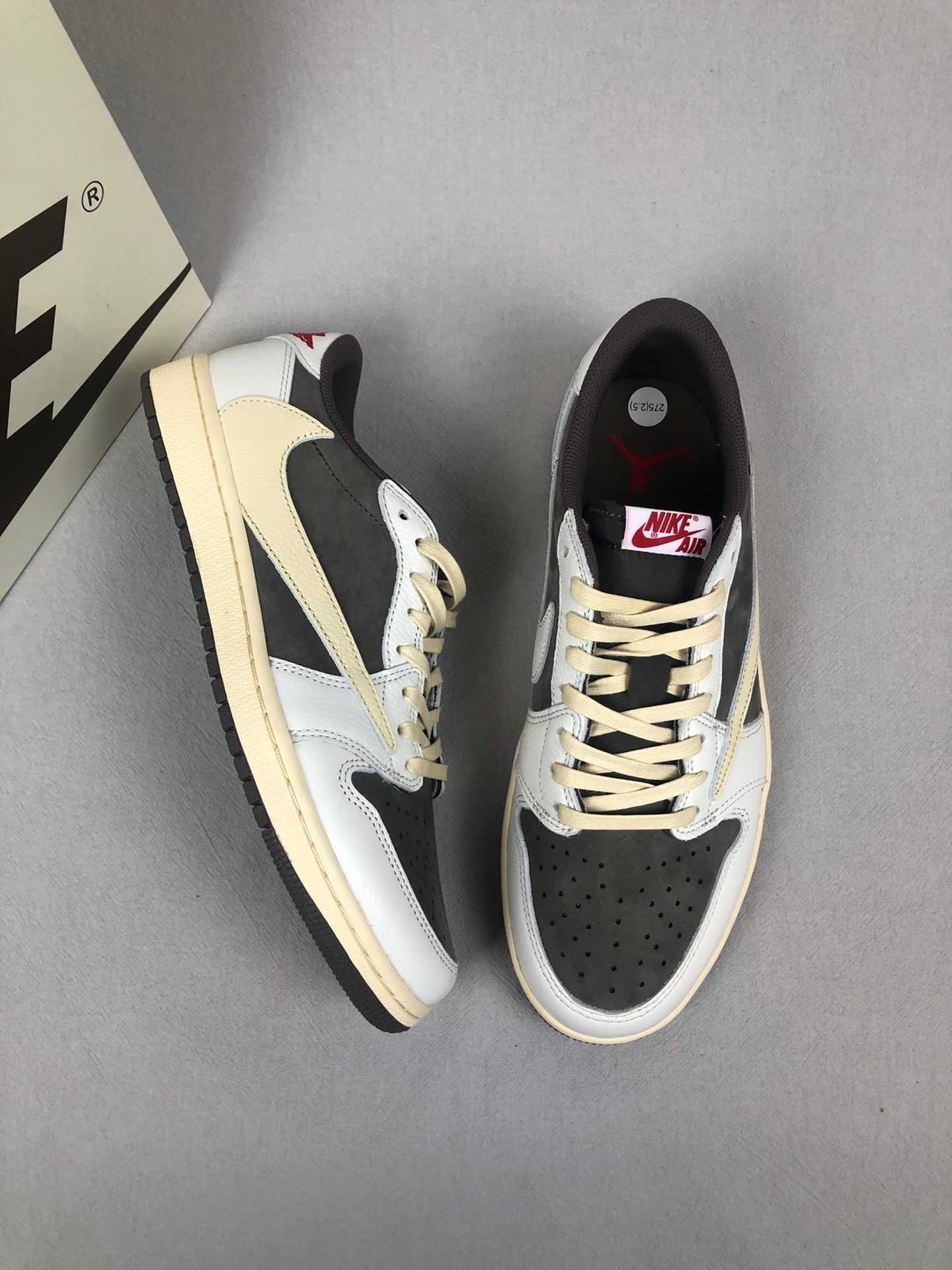 Jordan1Retro Low OG SP/Butydamskiemęskie Travis ScottReverseMocha R.43
