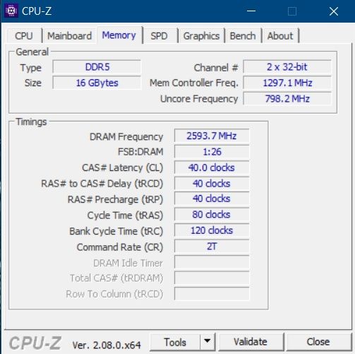 Kingston Fury DDR5-5200 16384 MB