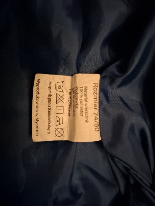 Kombinezon na zimę dla chłopca marki Multi Wear rozmiar 74-80