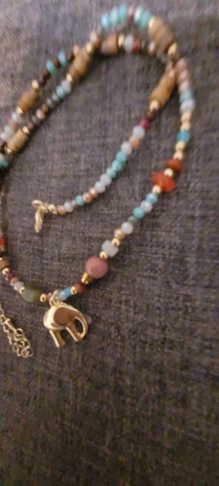 Naszyjnik kamienie naturalne nowy