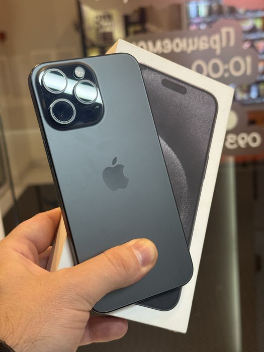 Iphone 15 pro max 256gb black titanium. В идеале. Обмен. кредит