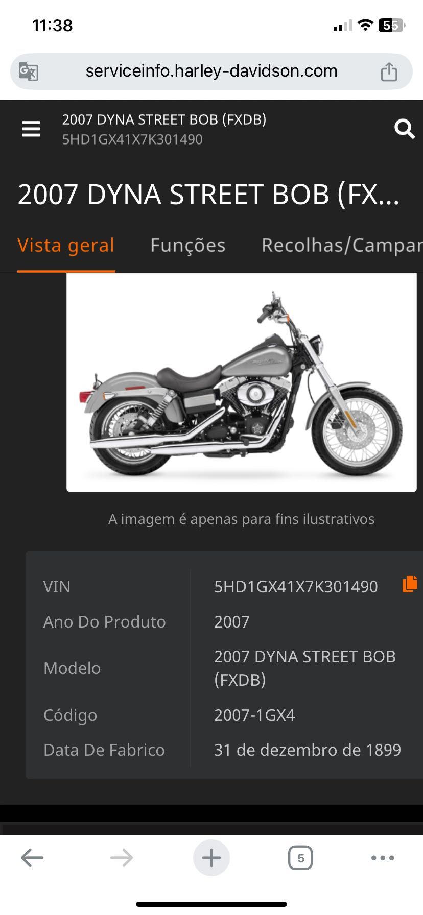 Harley Davidson Dyna Street Bob 1600, 2007