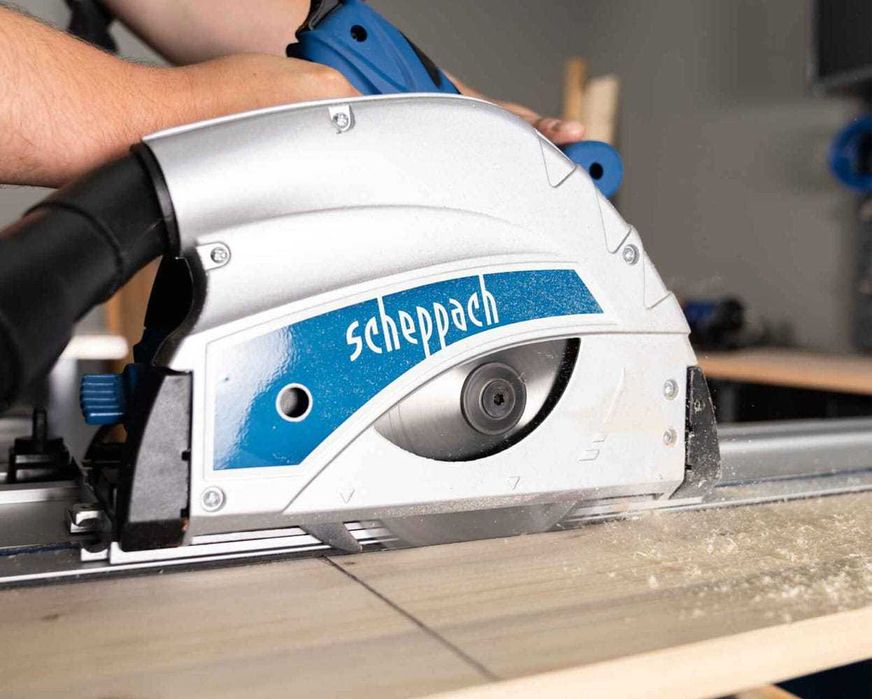 Дискова пила занурювальна 160 мм Scheppach PL55 + рейка