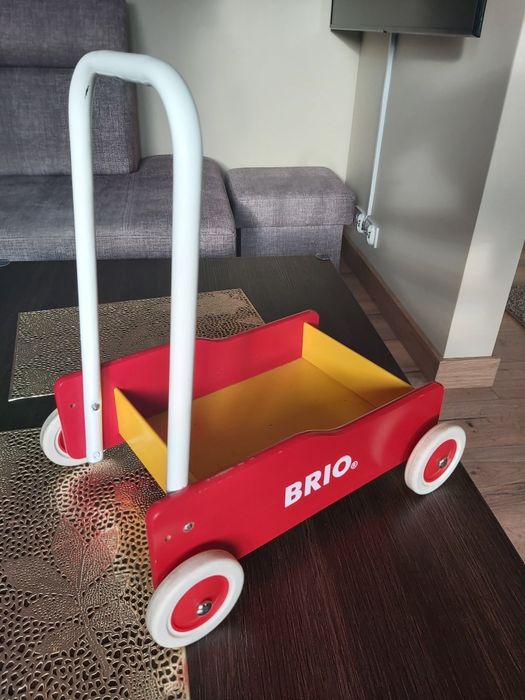 Pchacz Brio zabawka wózek chodzik jeździk