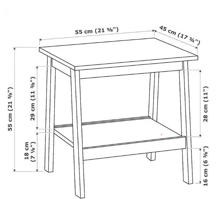 Mesa de apoio LUNNARP