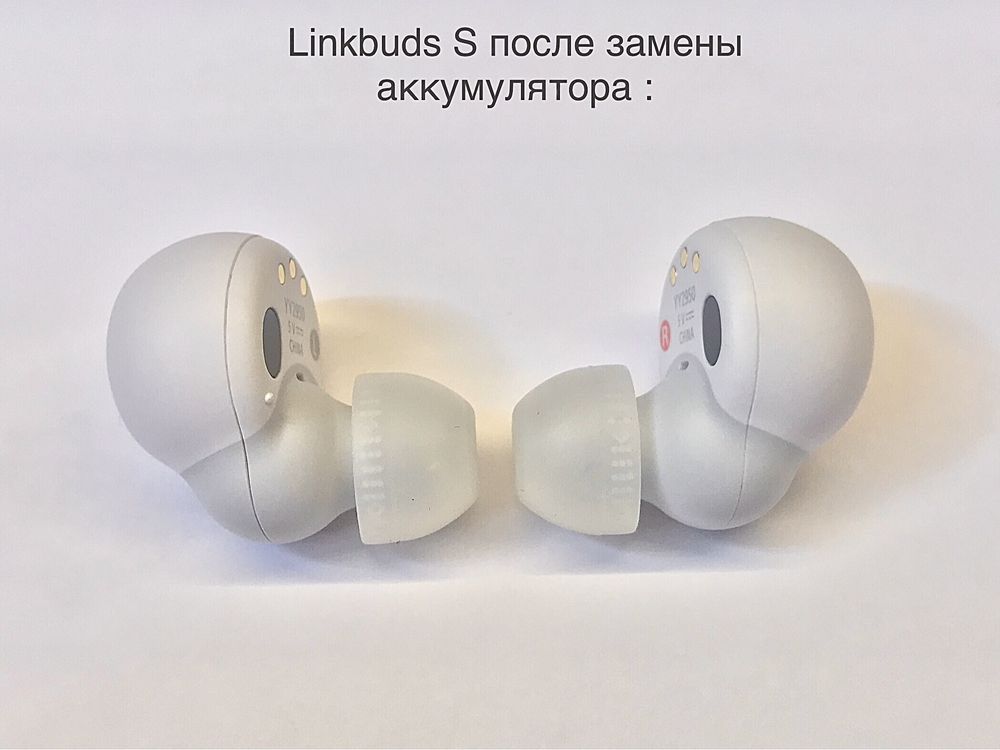 Замена аккумулятора, ремонт наушников Sony WF-1000XM4, ХМ5, Linkbuds S