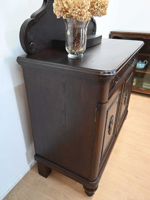 komoda z szufladą na toczonych nóżkach 110708