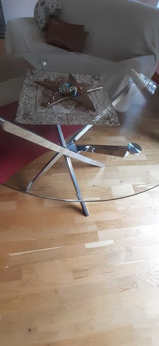 Stół szklany Glamour 100cm