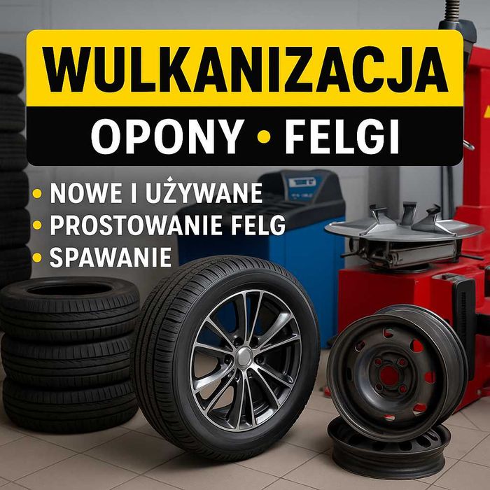 Wulkanizacja – opony, felgi, prostowanie | Sprzedaż i serwis