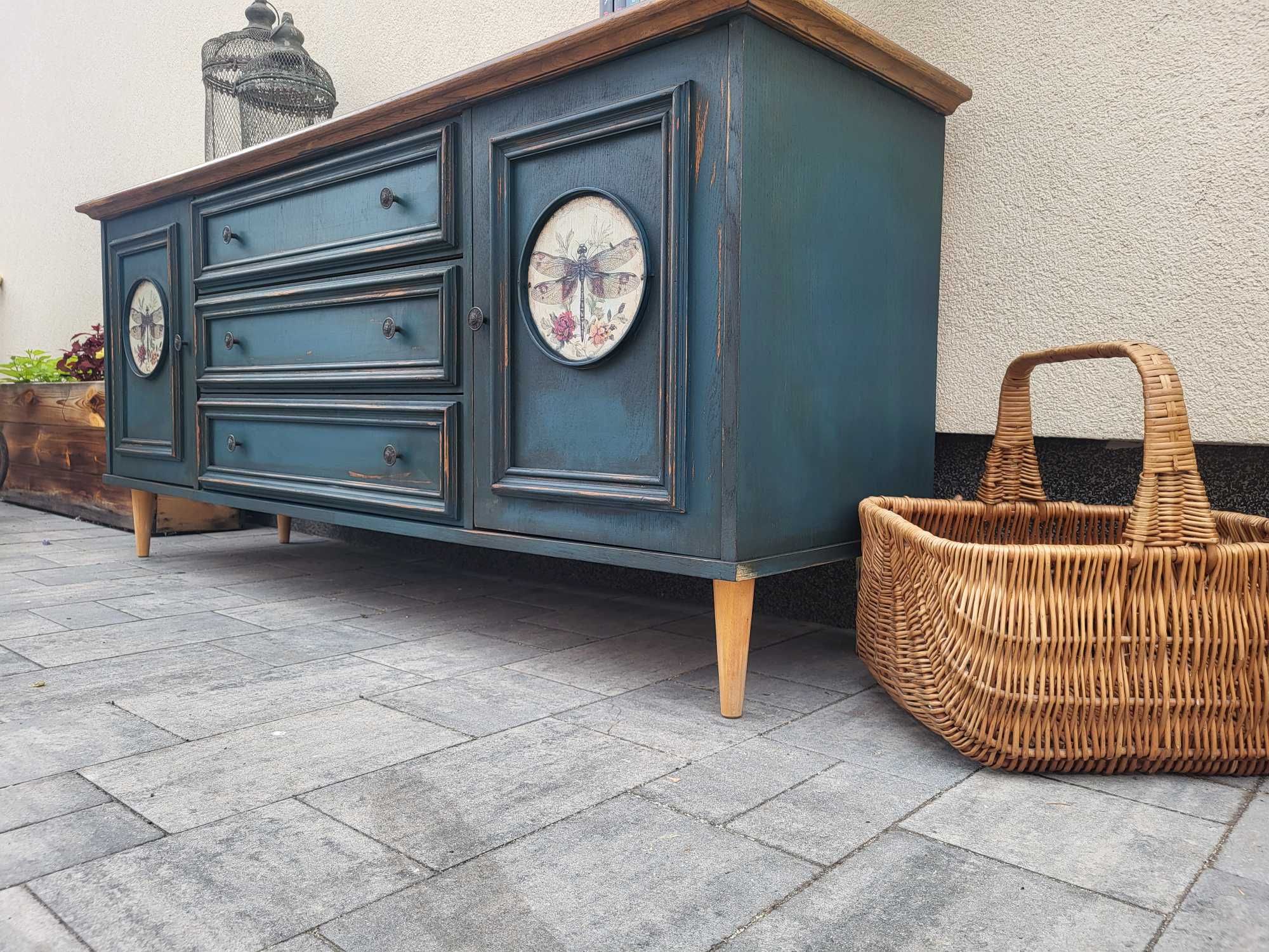 Komoda Po Metamorfozie Bufet Vintage