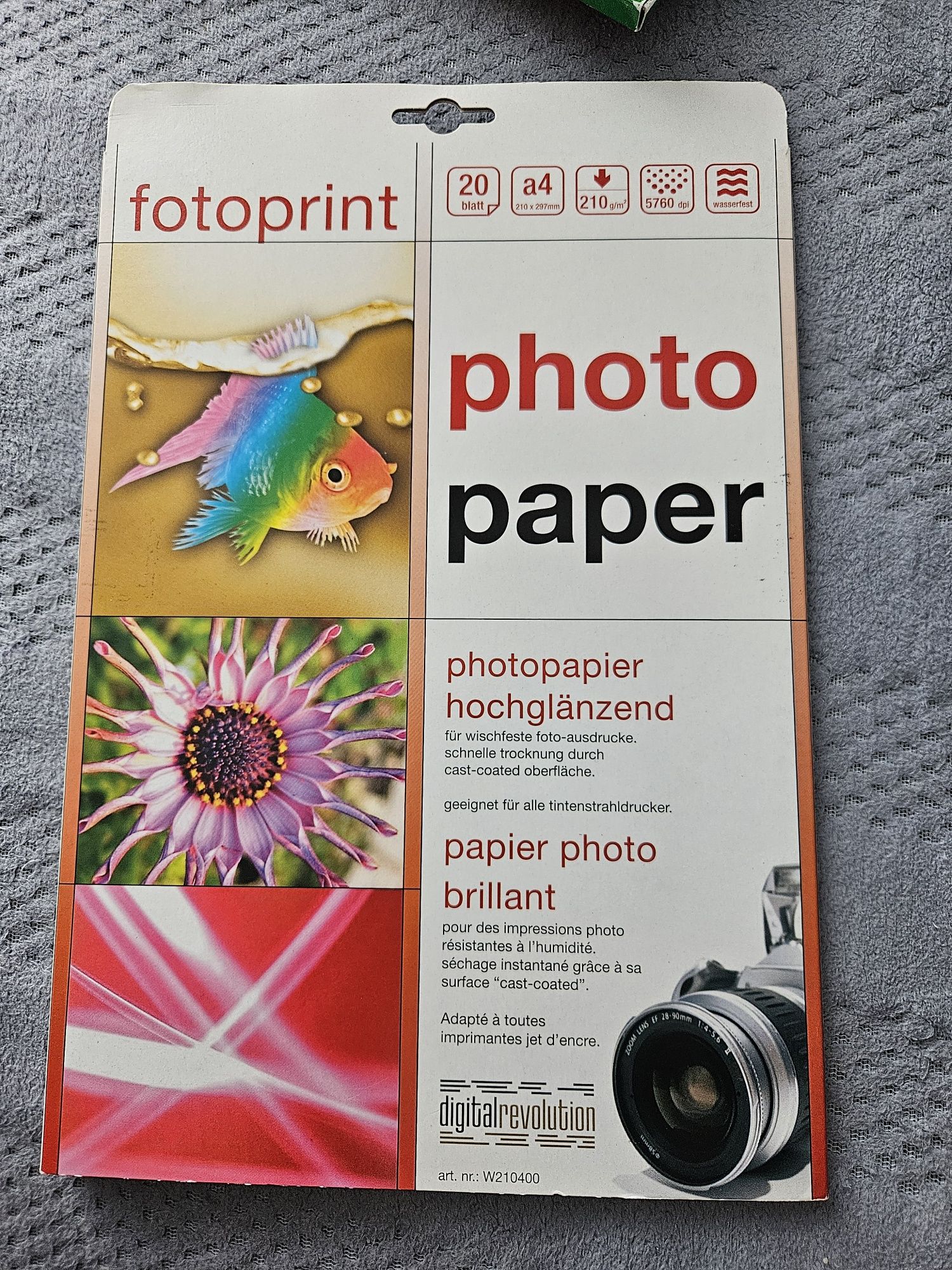 Papier foto fotopapier 210 g 20 sztuk