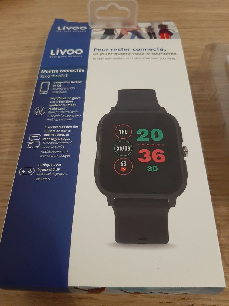 Smartwatch Desportiva Livoo TEC617